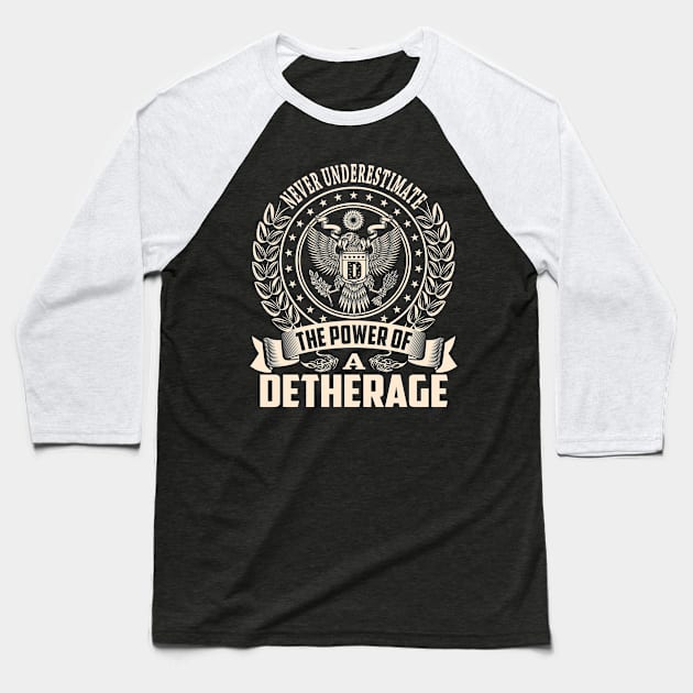 DETHERAGE Baseball T-Shirt by Darlasy